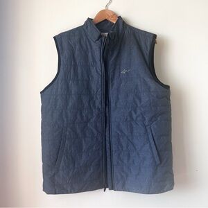 Greg Norman Sleeveless Puffer Zip Up Golf Vest Large